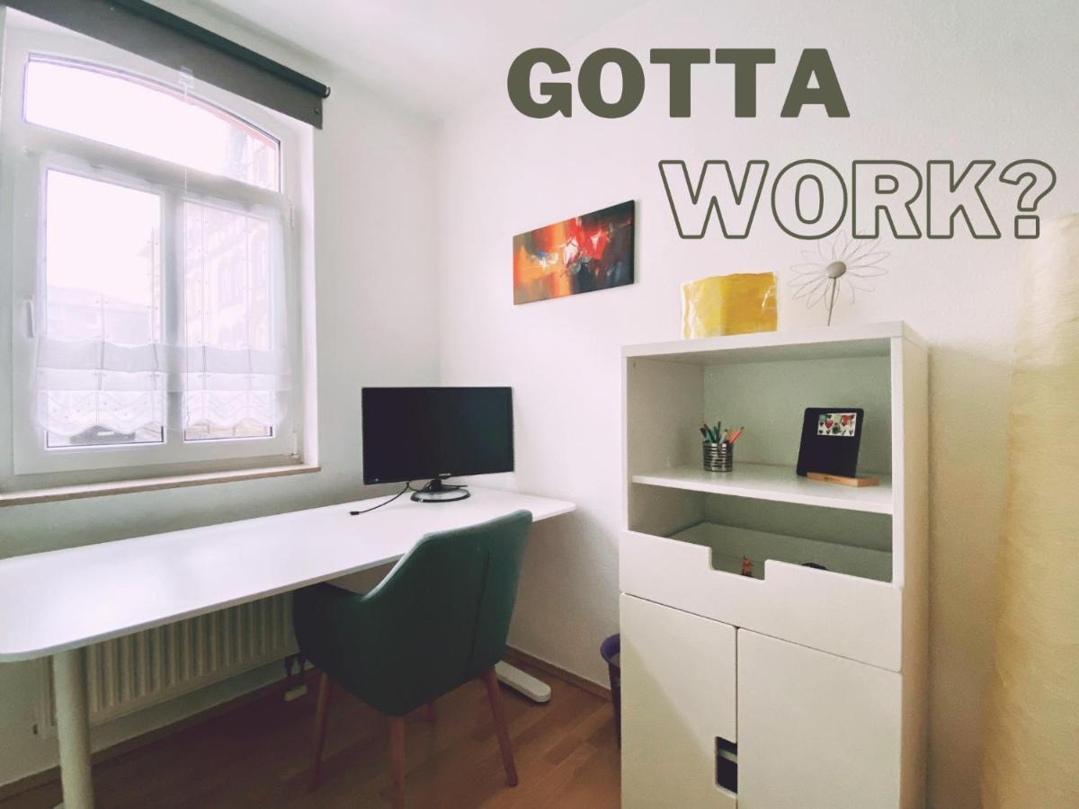 Zentral & Ruhig, Ideal Fuer Home Office Mit Garten Jena Ngoại thất bức ảnh
